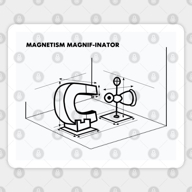 Magnetism Magnif-inator Magnet by tamir2503